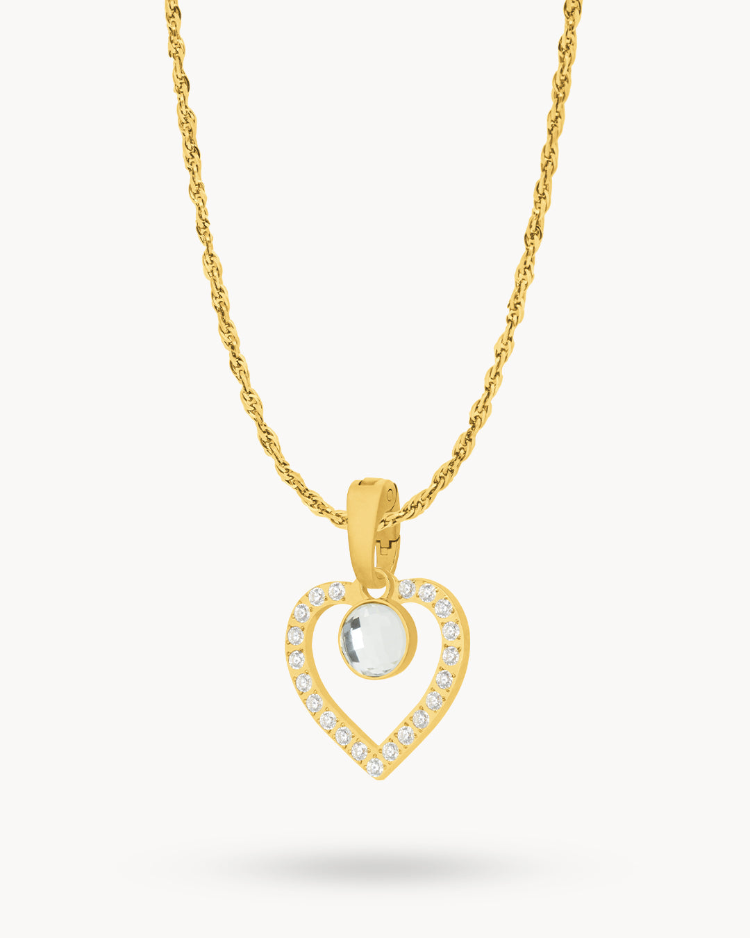 April Heart Ħabbata Starlight Necklace Set