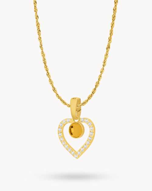 November Heart Ħabbata Starlight Necklace Set