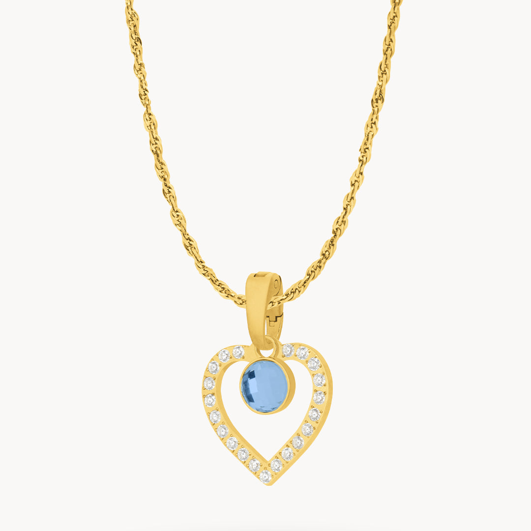 December Heart Ħabbata Starlight Necklace Set