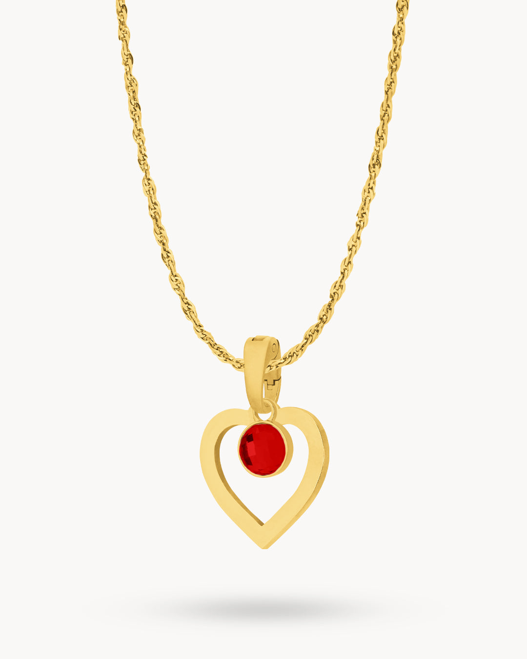 January Heart Ħabbata Necklace Set