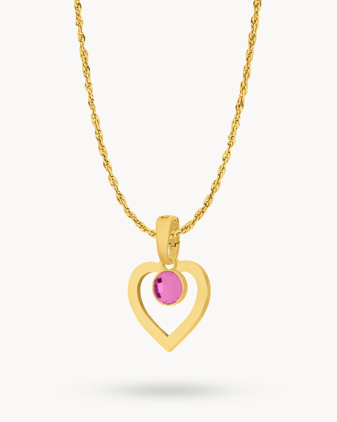 July Heart Ħabbata Necklace Set