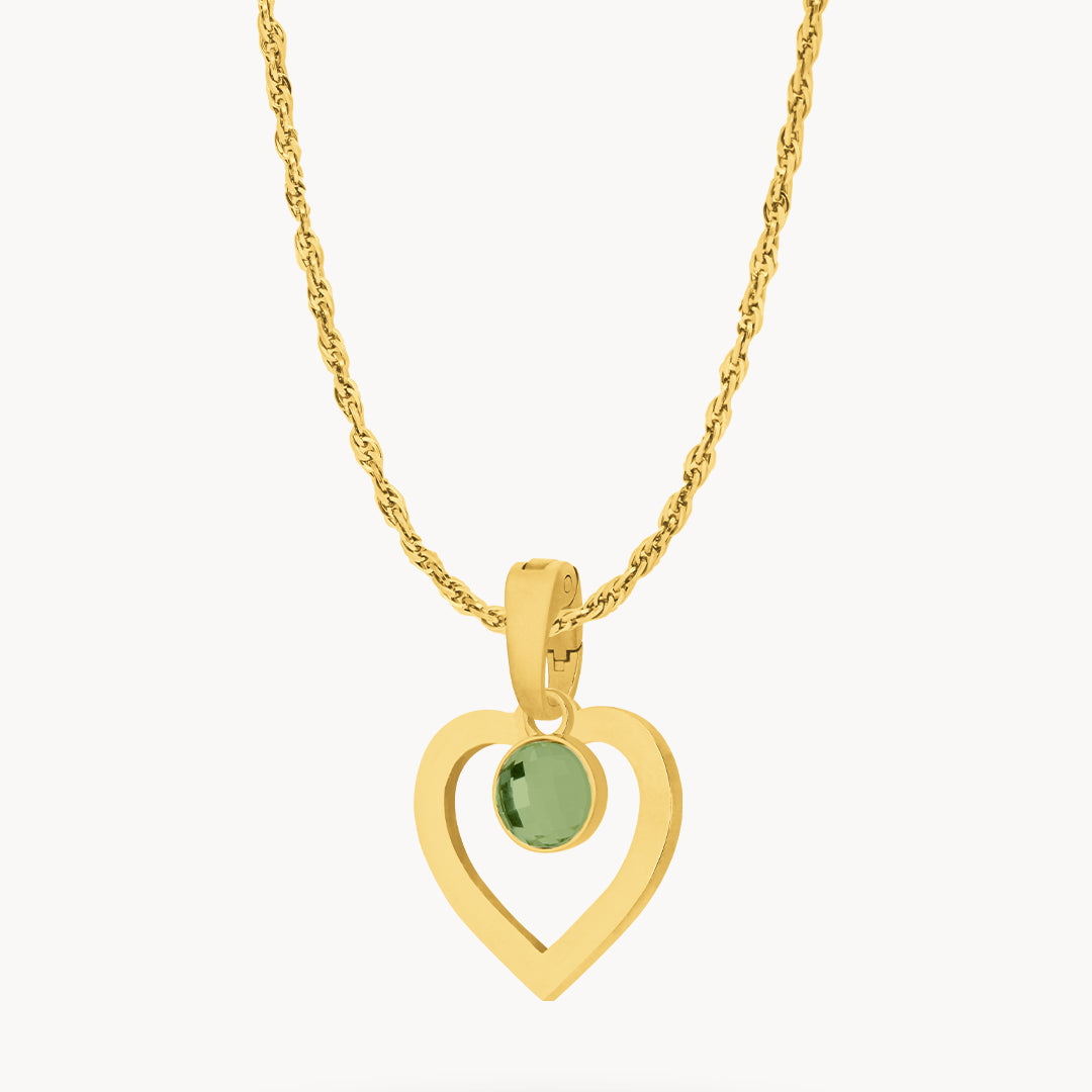 August Heart Ħabbata Necklace Set