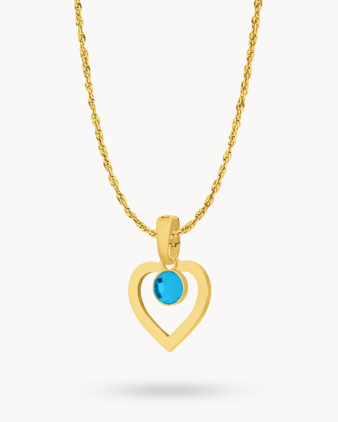 September Heart Ħabbata Necklace Set