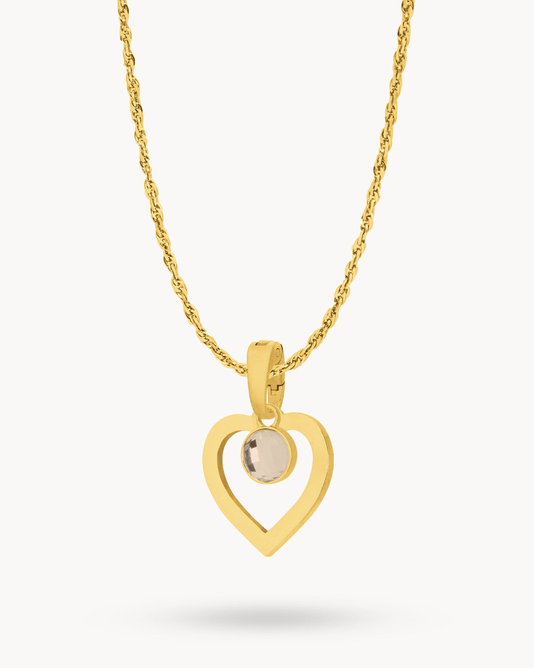October Heart Ħabbata Necklace Set
