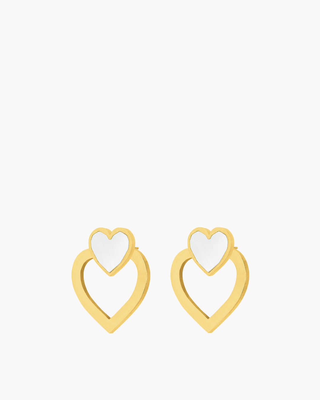Protection Heart Ħabbata Earring Set