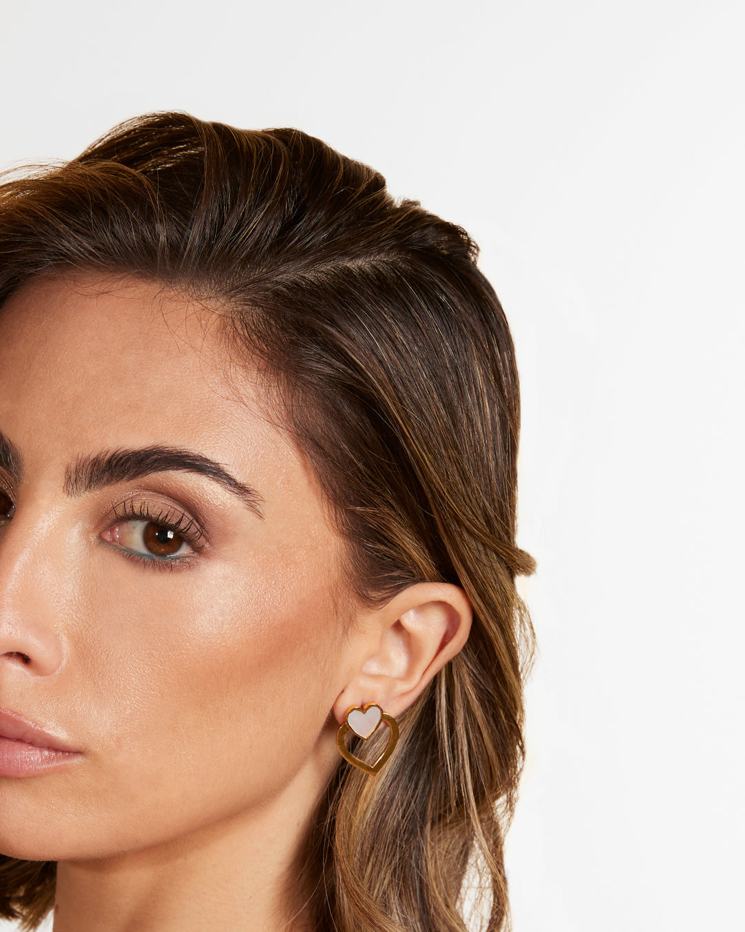 Protection Heart Ħabbata Earring Set
