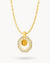 November Birthstone Octagon Ħabbata Statement Starlight Halo Necklace Set