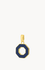 Octagon Habbata White and Blue Reversible Pendant