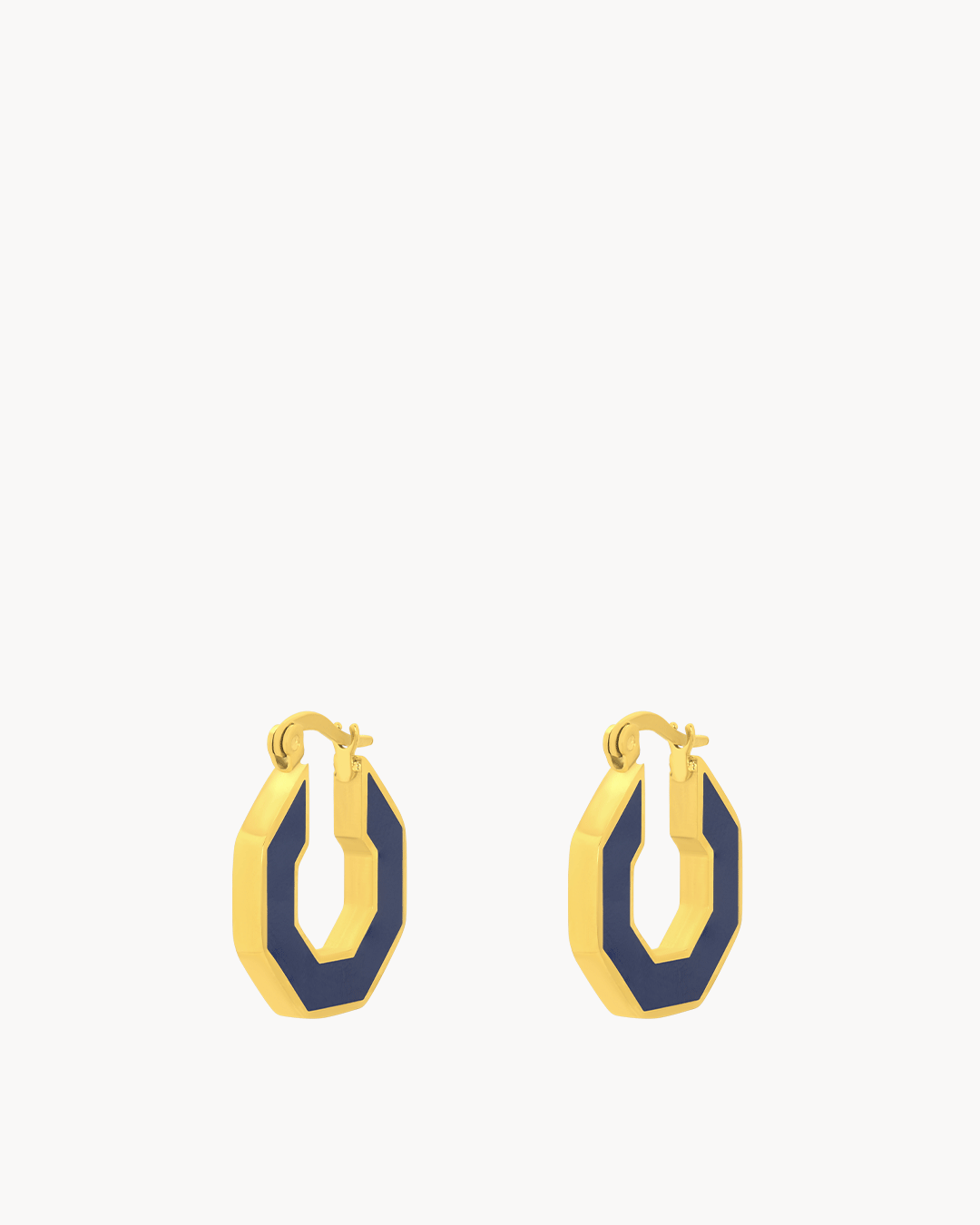 Octagon Habbata White and Blue Reversible Hoops