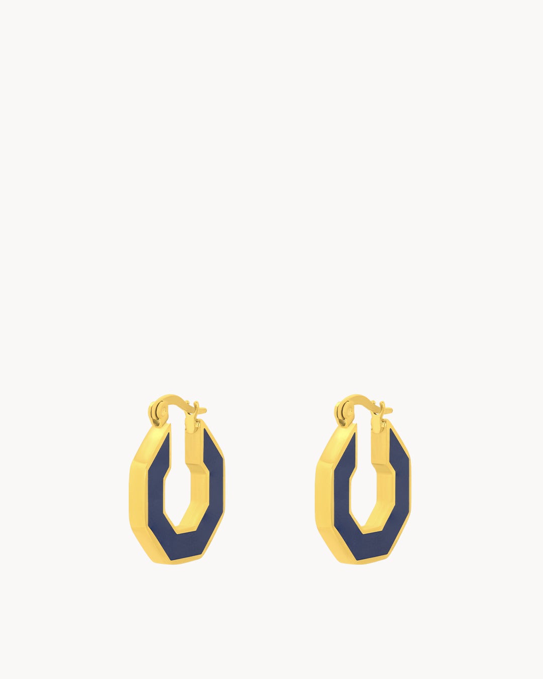 Octagon Habbata White and Blue Reversible Hoops