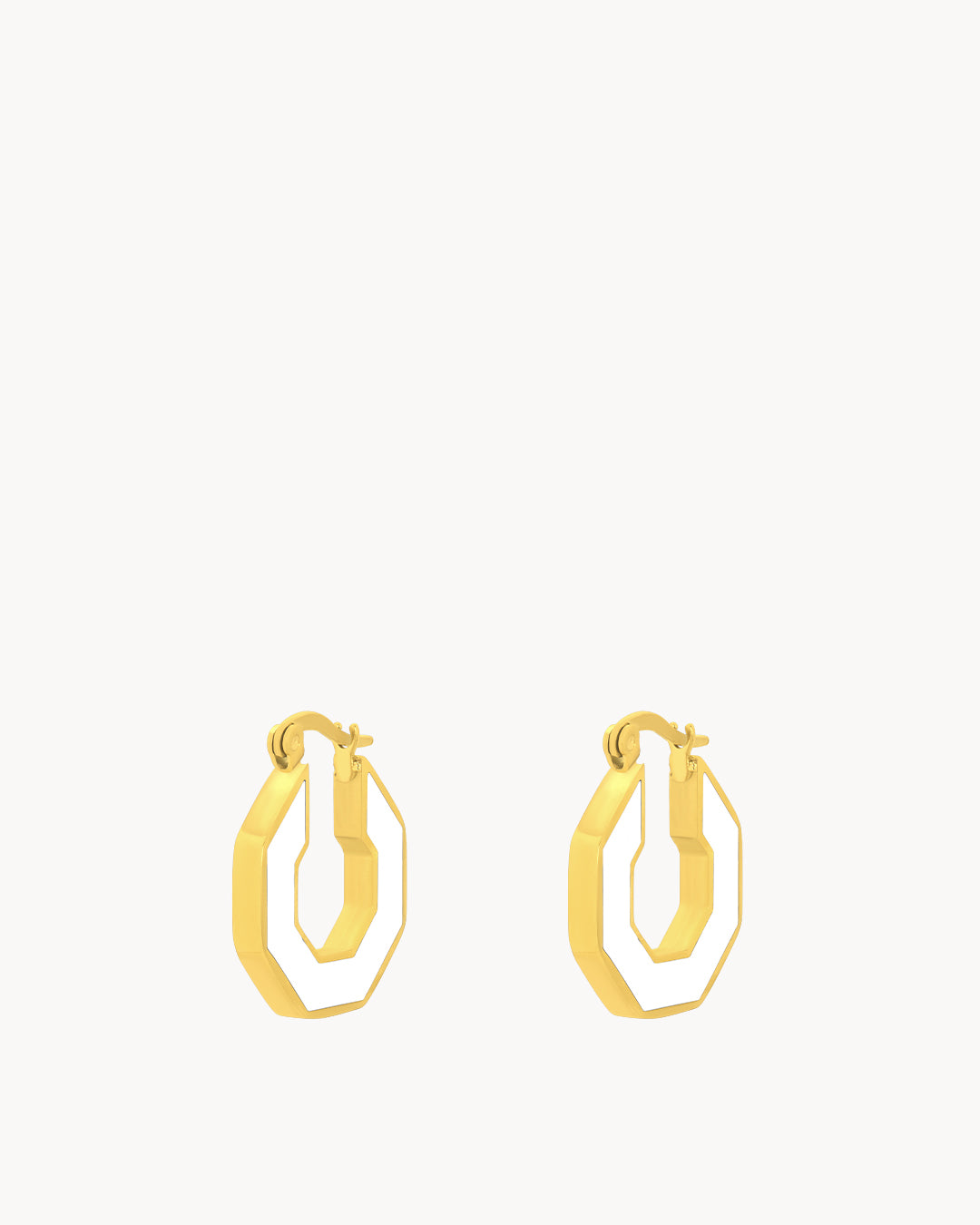 Octagon Habbata White and Blue Reversible Hoops