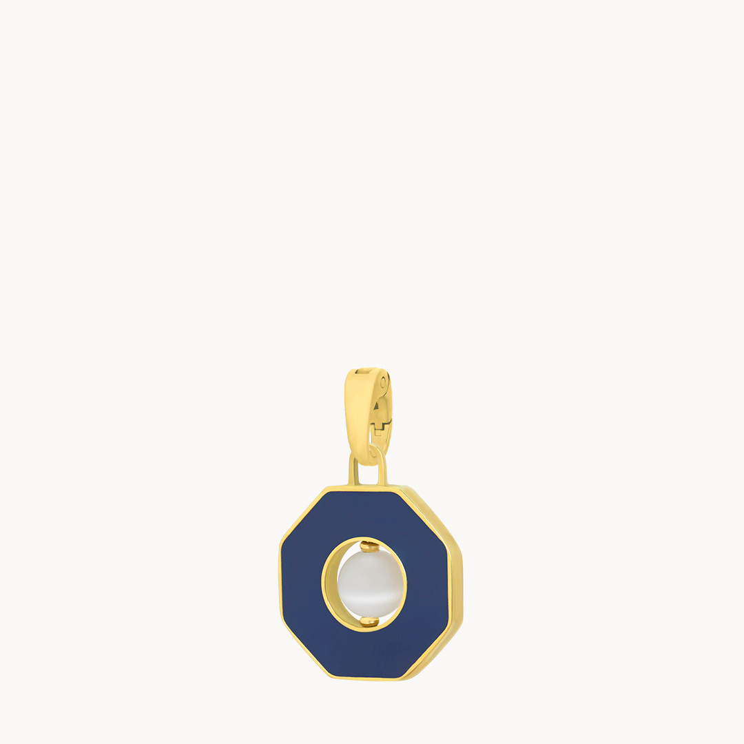 Octagon Ħabbata Faith Cateye Reversible Pendant