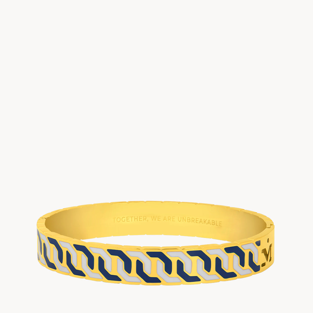 Octagon Ħabbata Blue and White Bangle