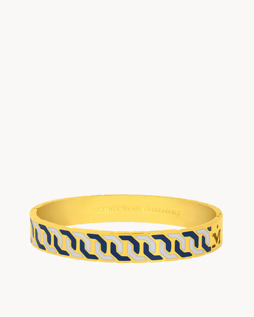 Octagon Ħabbata Blue and White Bangle