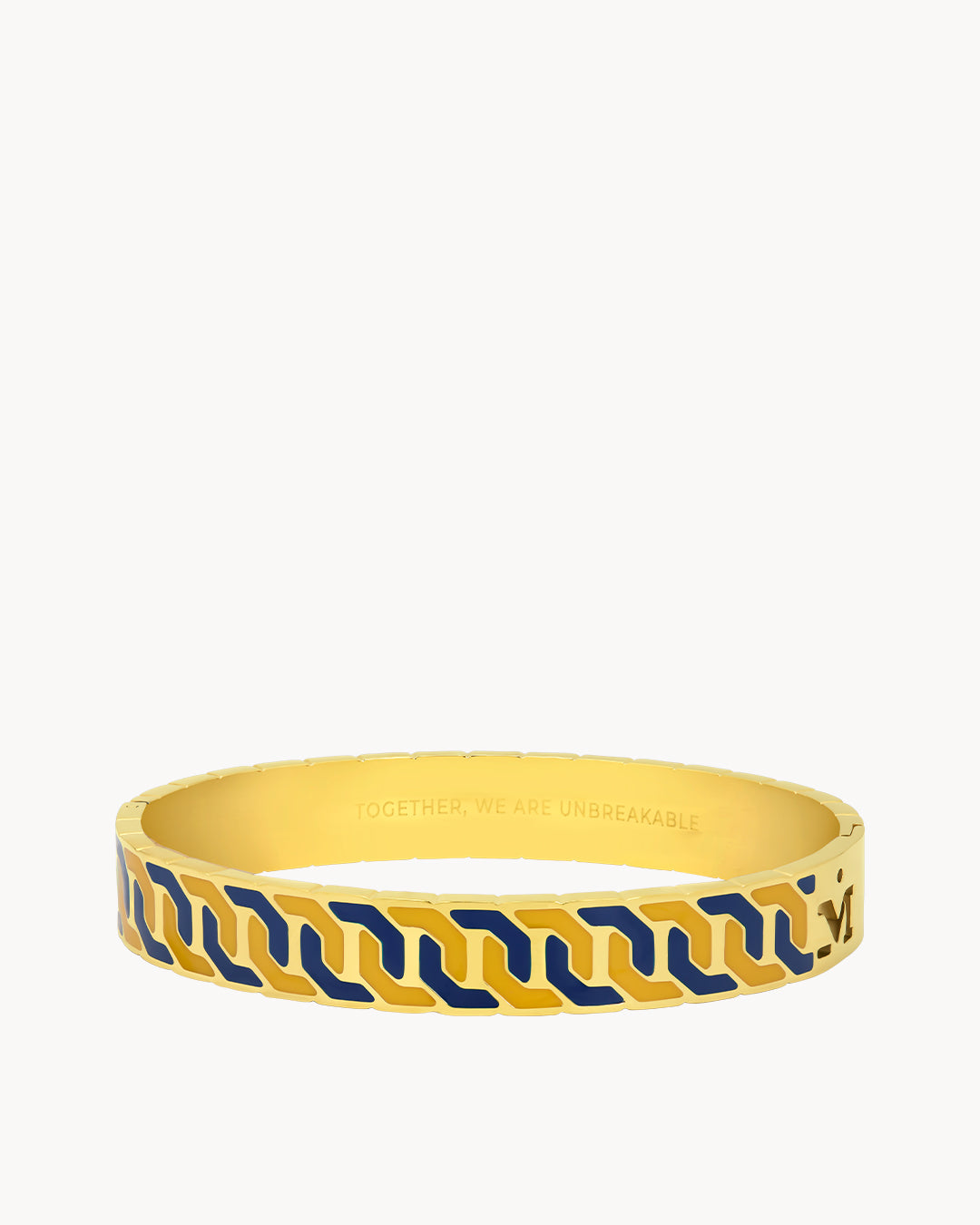 Octagon Ħabbata Yellow & Blue Bangle