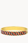Octagon Ħabbata Blue and Red Bangle