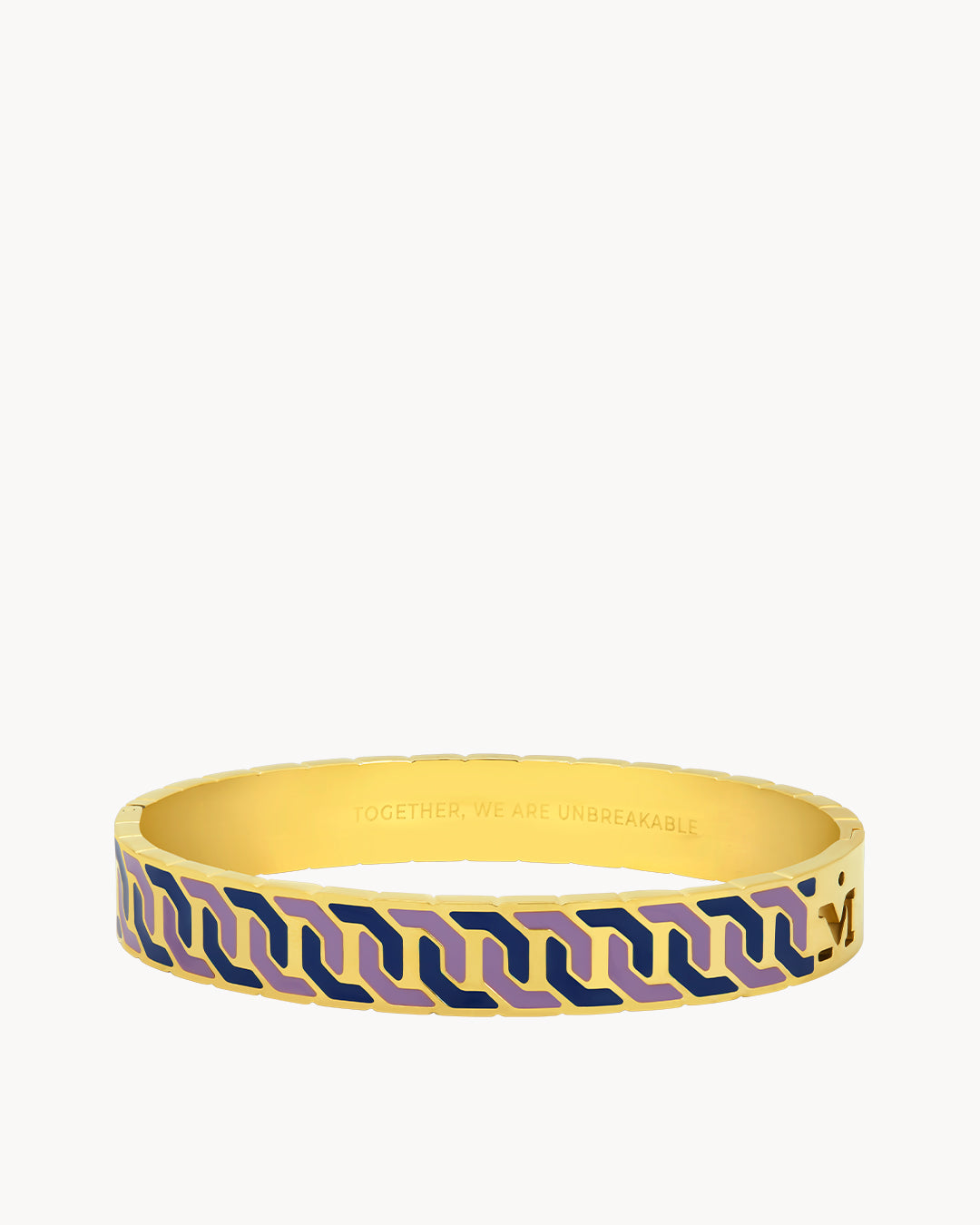 Octagon Ħabbata Blue & Purple Bangle