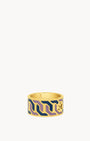 Octagon Ħabbata Blue and Purple Ring