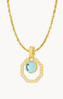 March Starlight Octagon Ħabbata Pendant Set, Gold