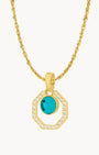 May Starlight Octagon Ħabbata Pendant Set, Gold