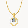 June Starlight Octagon Ħabbata Pendant Set, Gold
