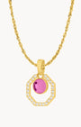 July Starlight Octagon Ħabbata Pendant Set, Gold