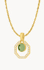 August Starlight Octagon Ħabbata Pendant Set, Gold