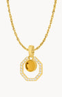 November Starlight Octagon Ħabbata Pendant Set, Gold