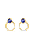 Perseverance Starlight Octagon Ħabbata Earring Set, Gold