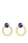 Perseverance Starlight Octagon Ħabbata Earring Set, Gold