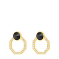 Power Starlight Octagon Ħabbata Earring Set, Gold