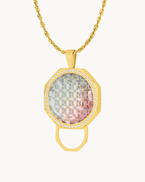 Dream Heritage Octagon Ħabbata Twist Pendant Set, Gold