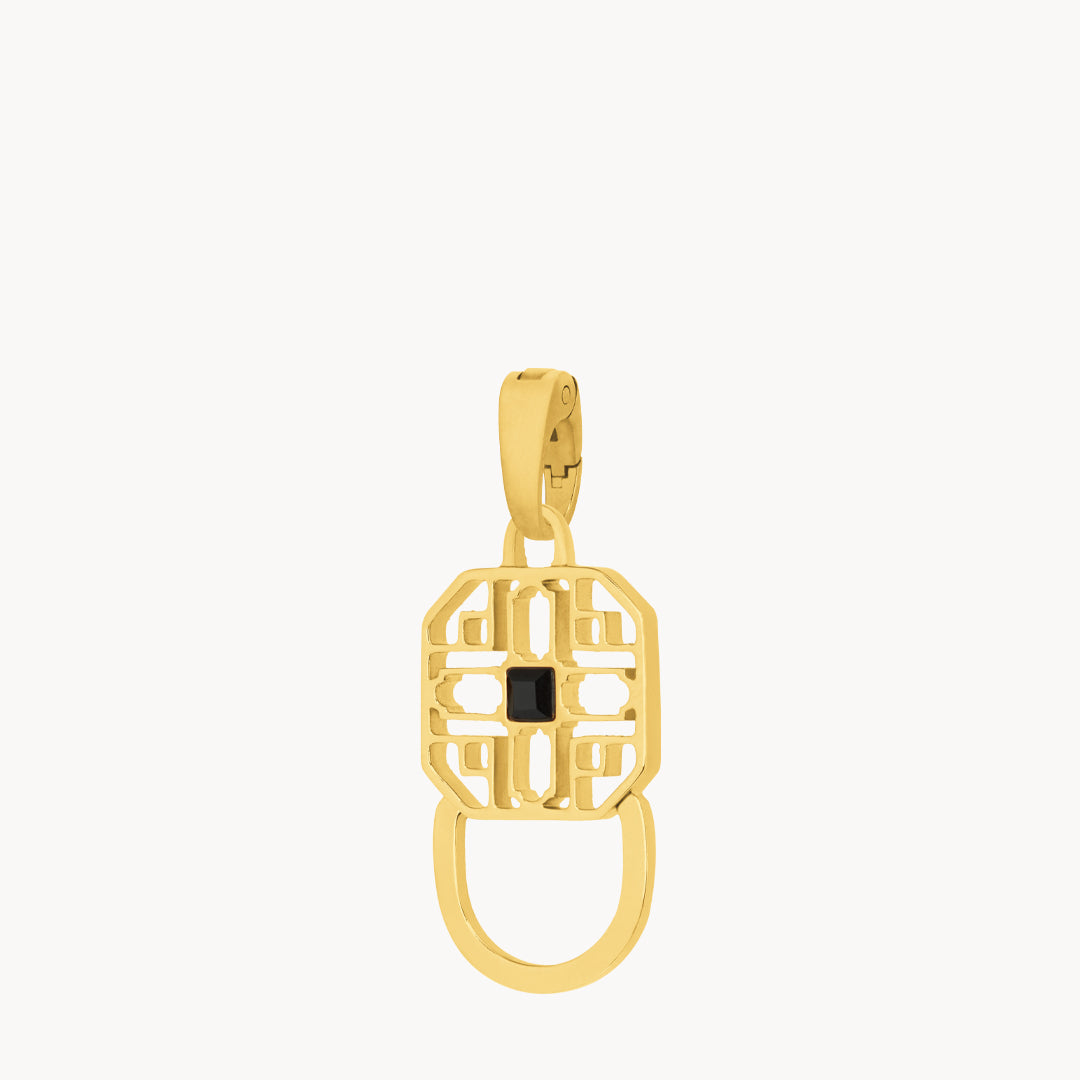 Hollow Power Ħabbata Pendant, Gold