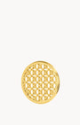 Hollow Heritage Twist Coin, Gold