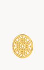 Hollow Bizzilla Twist Coin, Gold