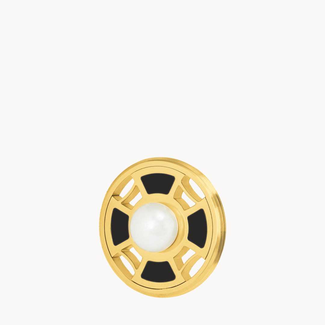 Timeless Maltese Cross Twist Coin, Gold
