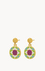 Purple Heritage Maduma Dangling Earrings
