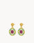 Purple Heritage Maduma Dangling Earrings