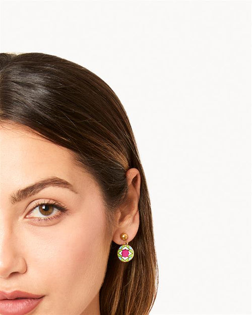 Purple Heritage Maduma Dangling Earrings