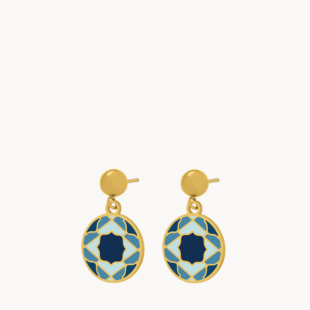 Blue Heritage Maduma Dangling Earrings