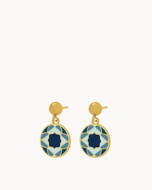 Blue Heritage Maduma Dangling Earrings