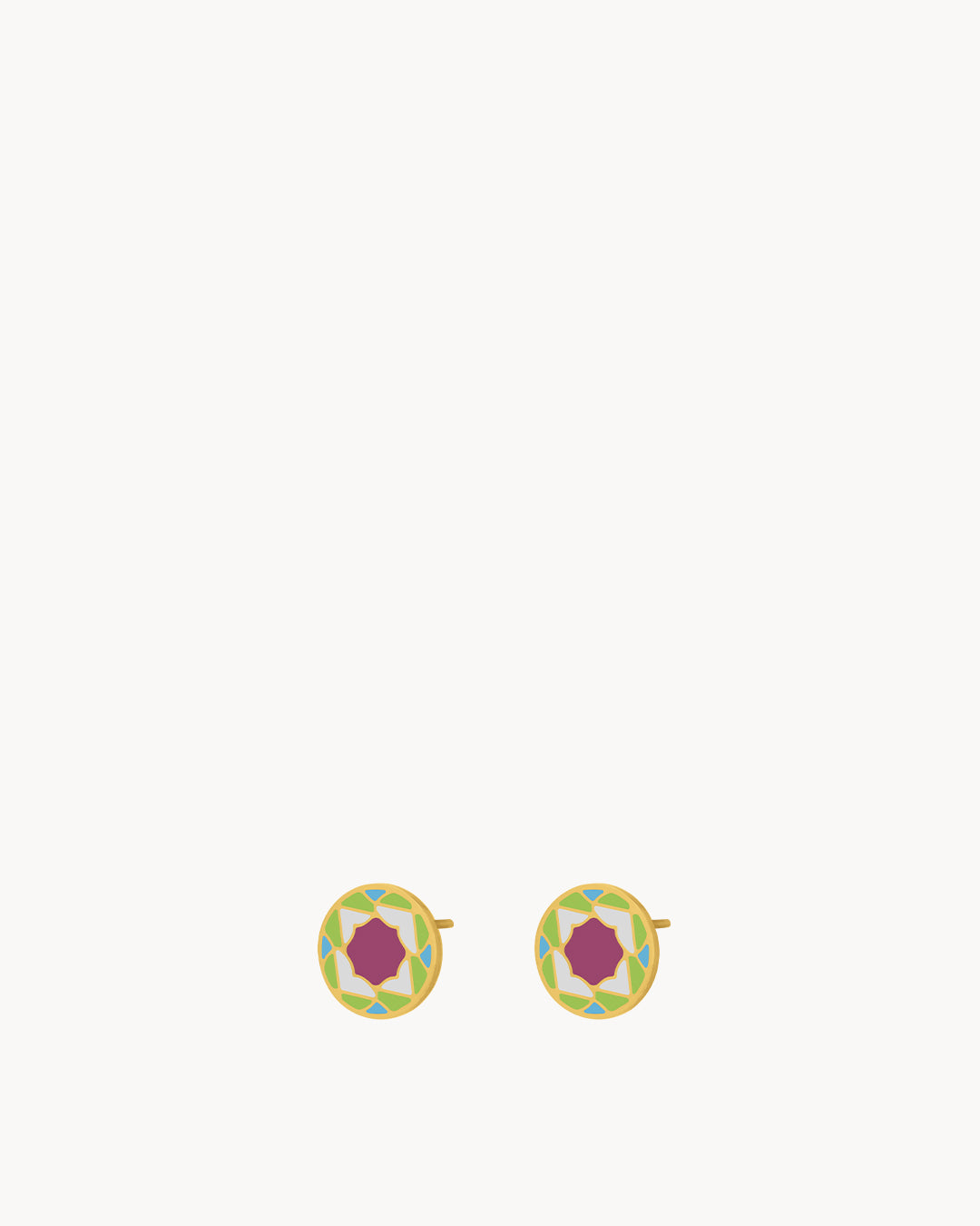 Purple Heritage Maduma Stud Earrings