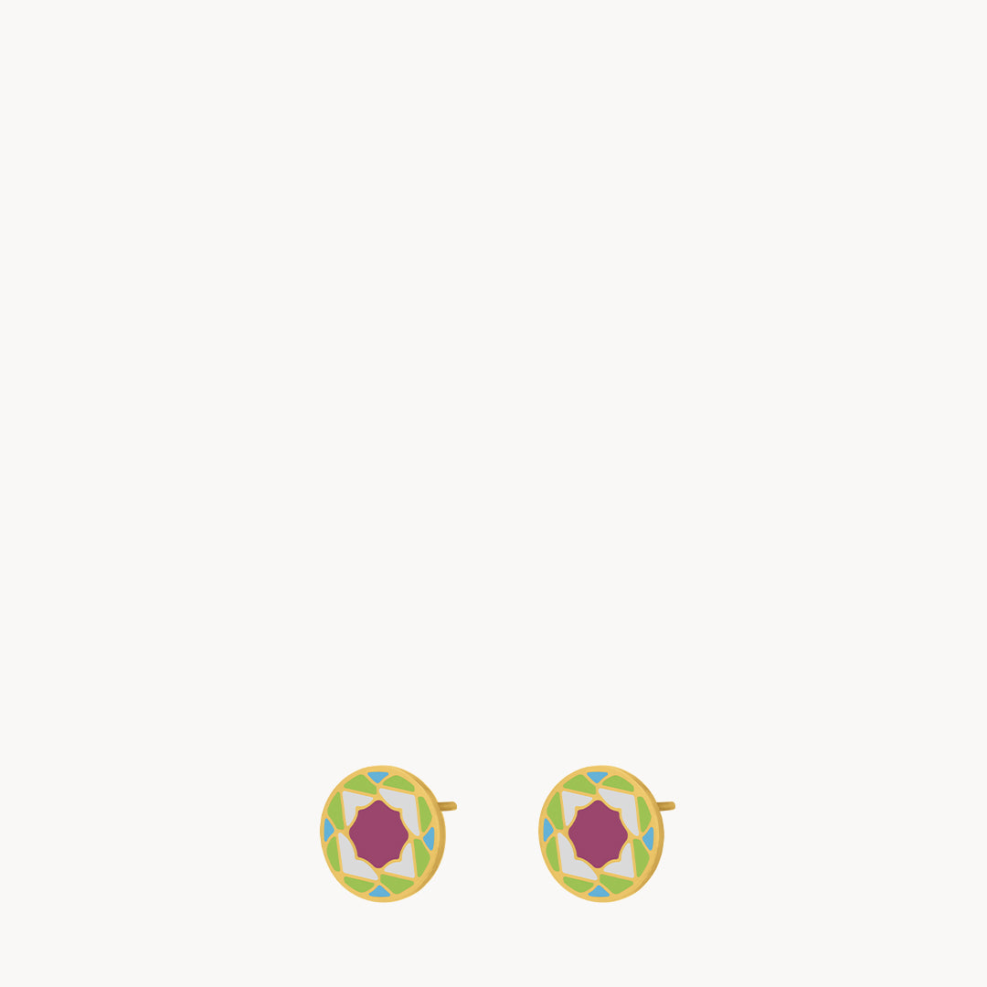 Purple Heritage Maduma Stud Earrings