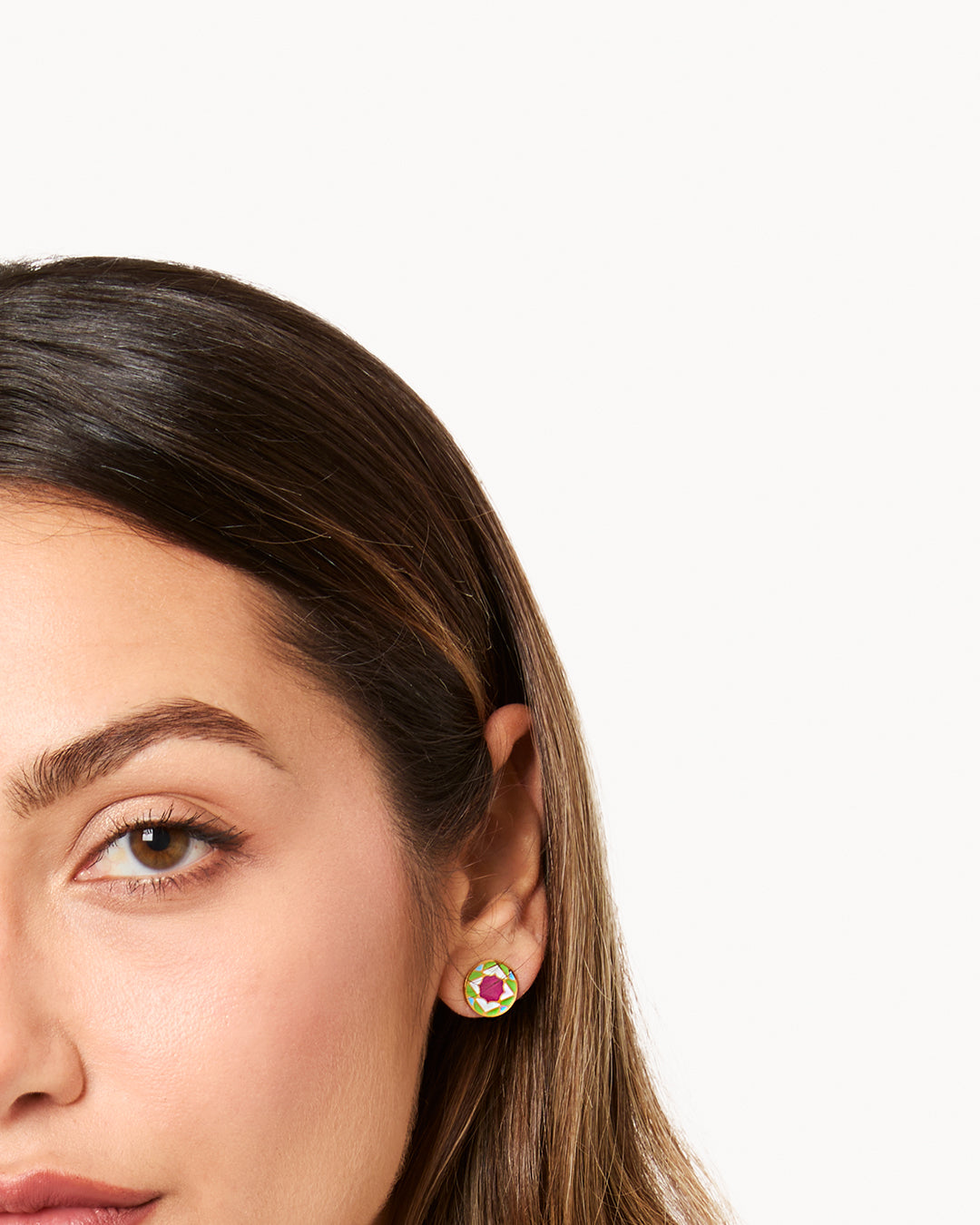 Purple Heritage Maduma Stud Earrings