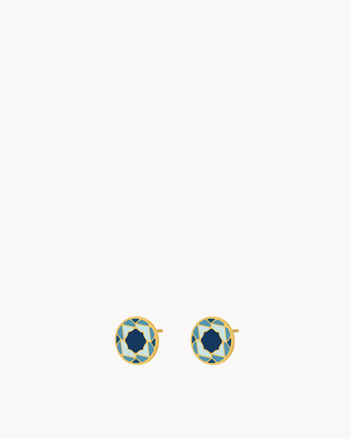 Blue Heritage Maduma Stud Earrings