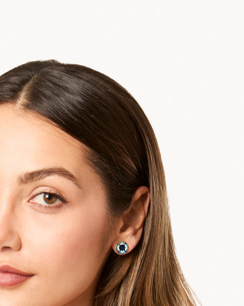 Blue Heritage Maduma Stud Earrings