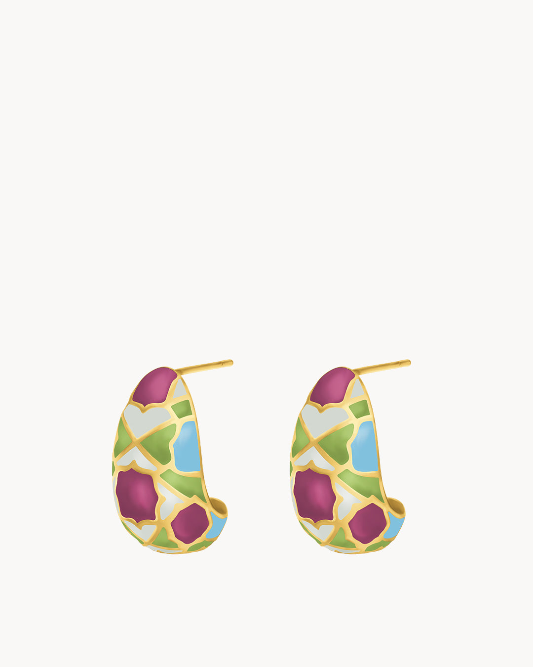 Purple Heritage Maduma Cocoon Earrings