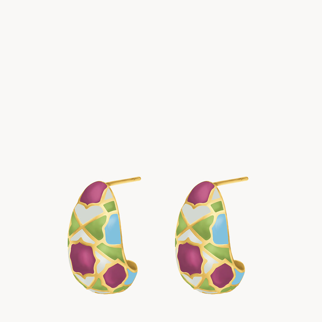 Purple Heritage Maduma Cocoon Earrings