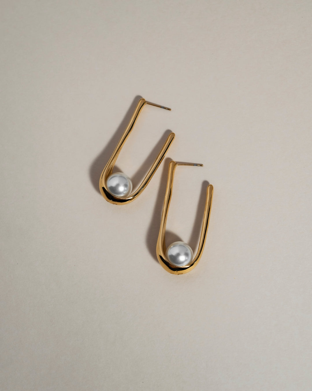 Infinite Pearl Statement Hoop