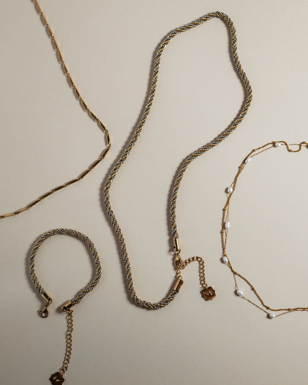 Two Toned Rope Bracelet